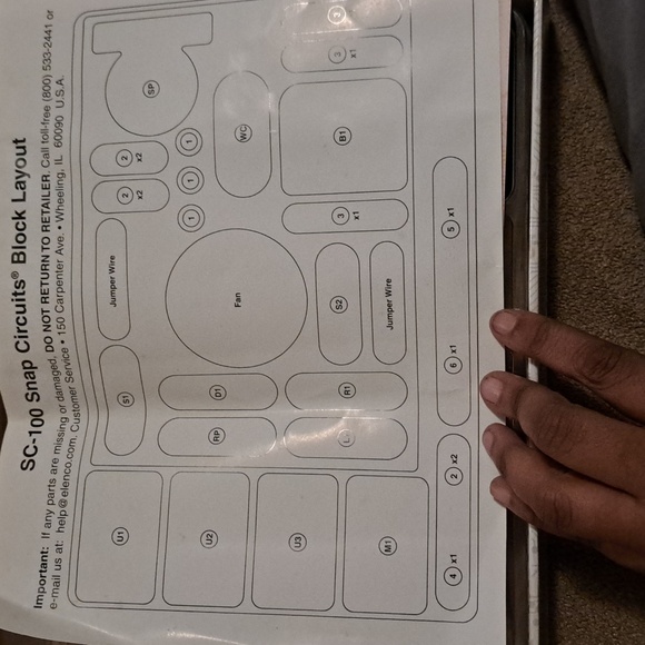 Elenco Electronics Snap Circuits Jr.® 100 Experiments Set Games - Picture 6 of 10